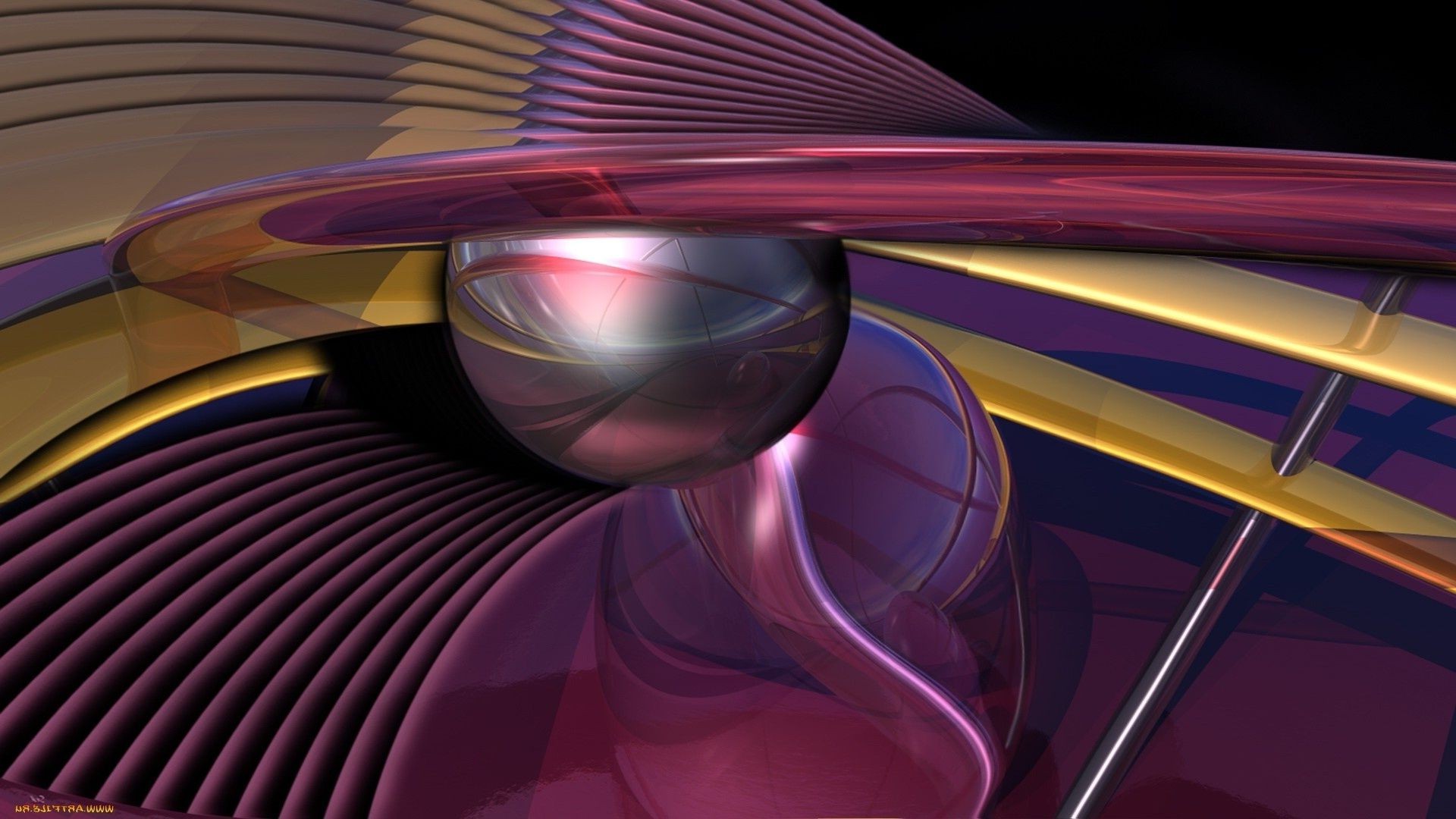 Geometric Shapes Abstract Design Futuristic Light Illustration - Luxury Vehicle - HD Wallpaper 