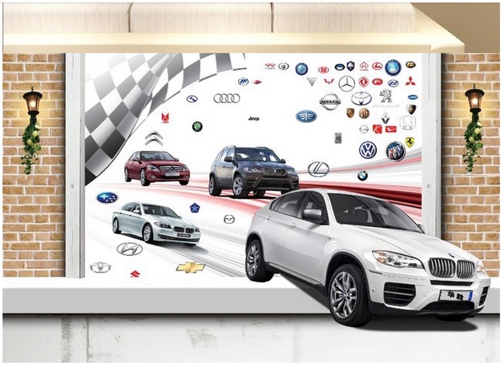 Back Drop 3d Car - HD Wallpaper 