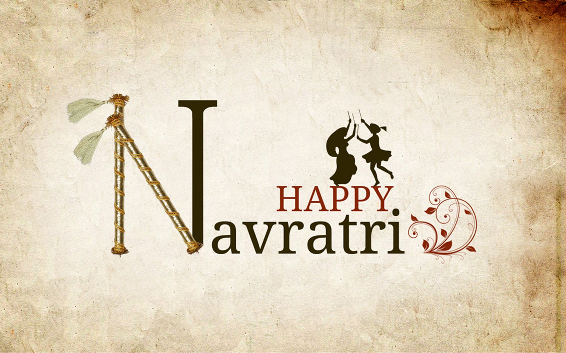 Happy Navratri Desktop Wallpaper - Happy Navratri Photo Hd - HD Wallpaper 
