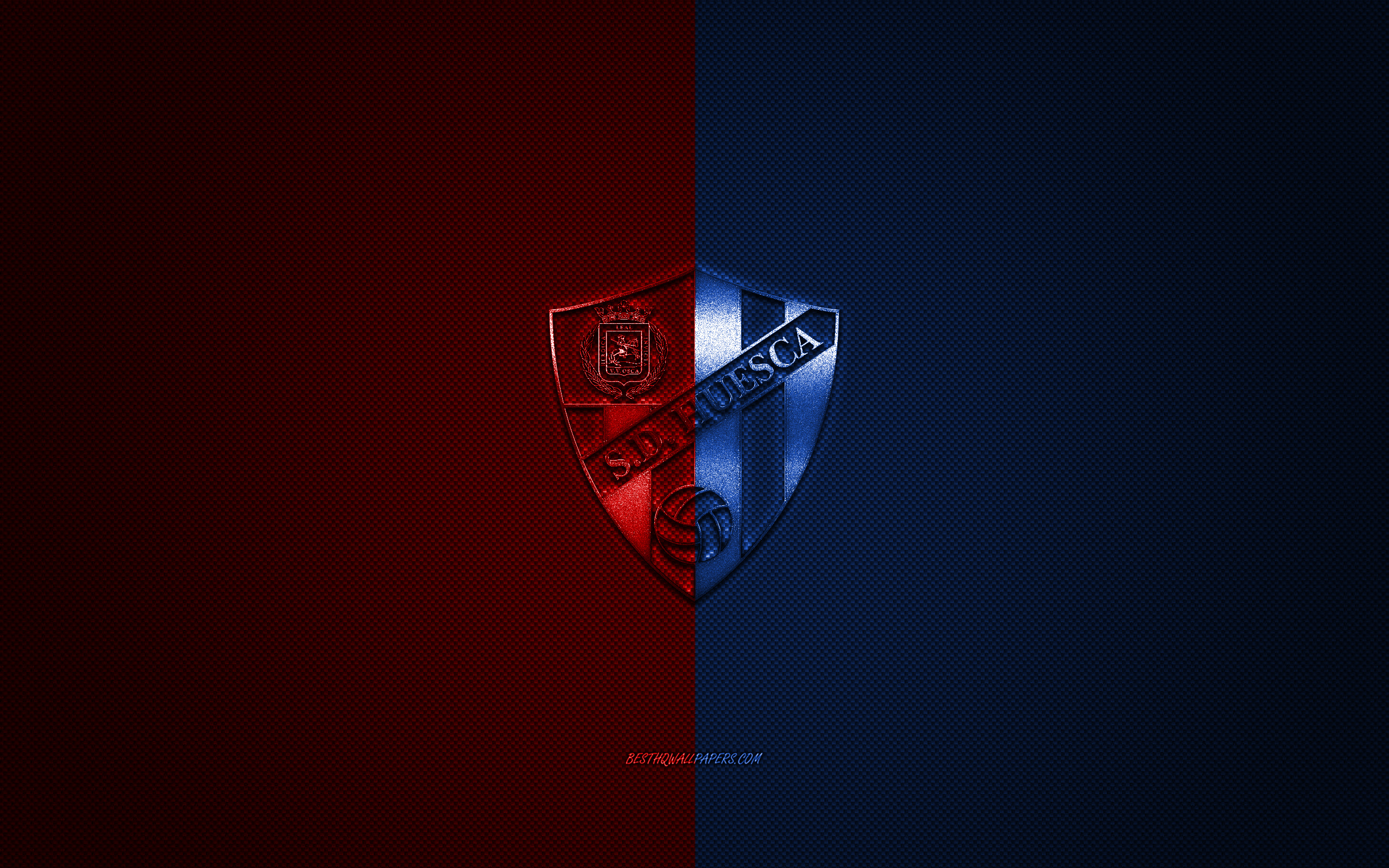 Sd Huesca, Spanish Football Club, La Liga 2, Blue Red - Supercar - HD Wallpaper 