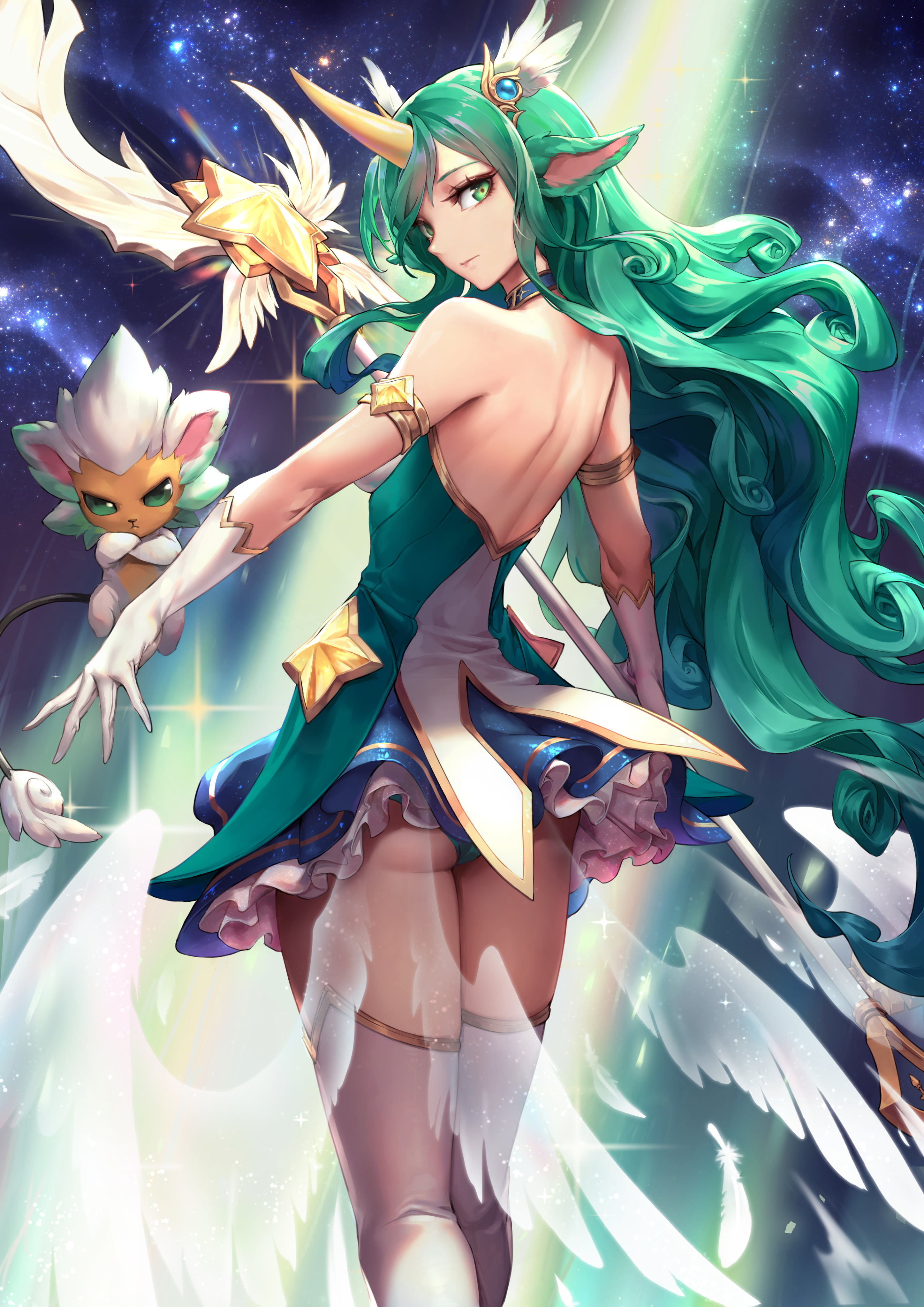 League Of Legends Star Guardian Soraka - HD Wallpaper 