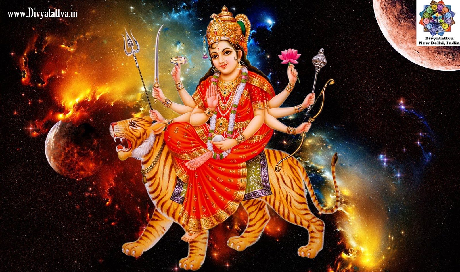 Best Navratri Maa Durga Images For Whatsapp , Navaratri - Full Hd Maa Durga Dp - HD Wallpaper 