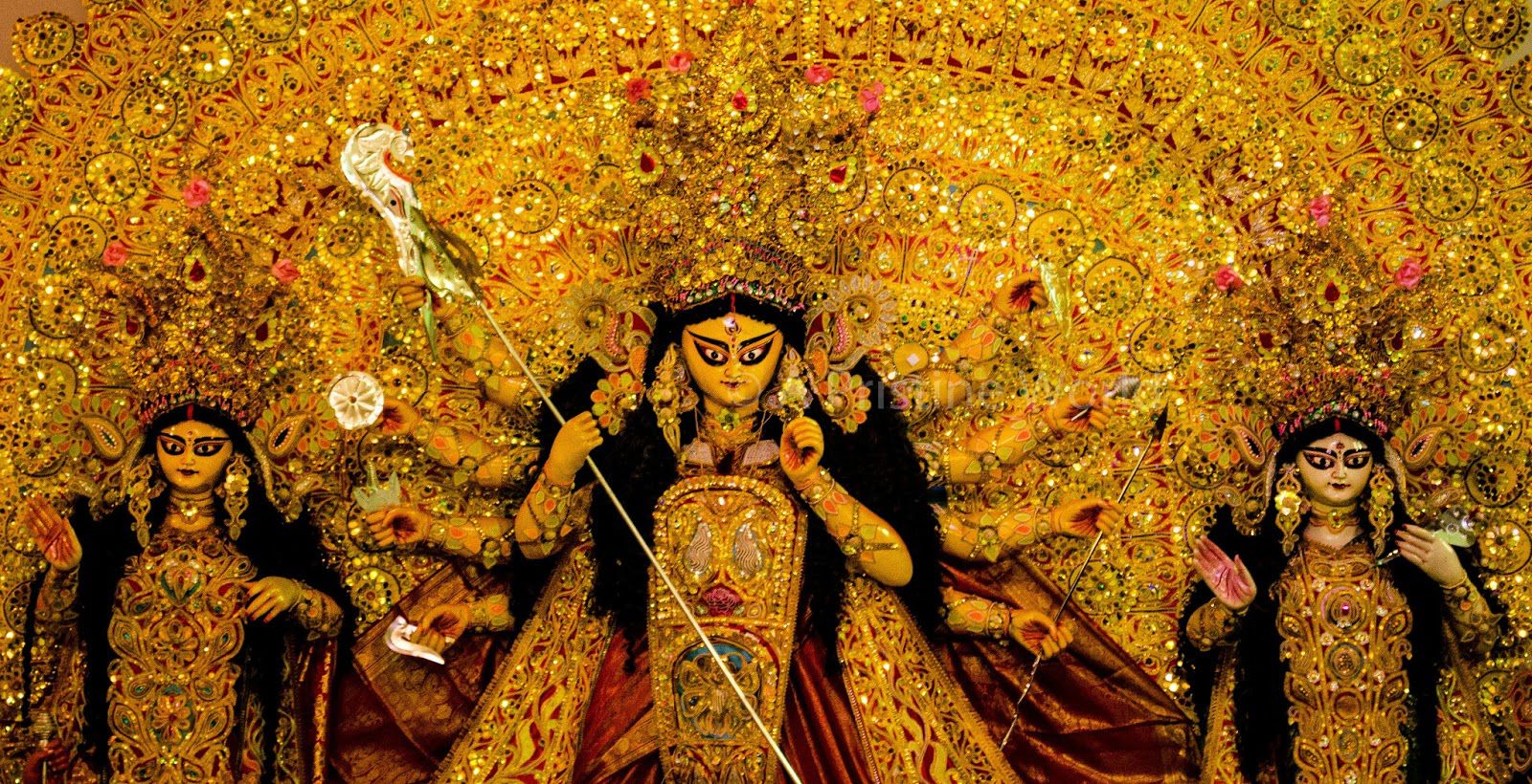 Durga Puja Images Hd - Saptami Of Durga Puja 2019 - 1600x820 Wallpaper -  