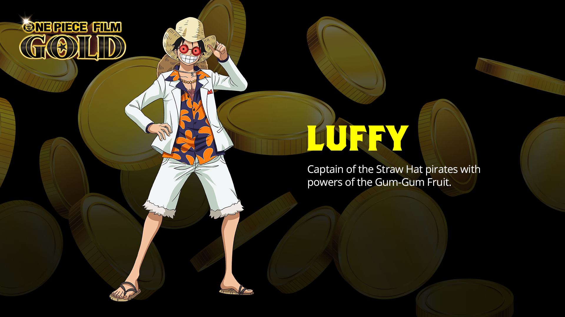 One Piece Film Gold Luffy - HD Wallpaper 