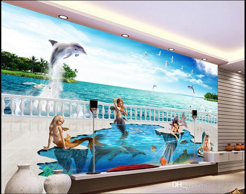 Mermaid And Fairy Wallpaper Hd - HD Wallpaper 