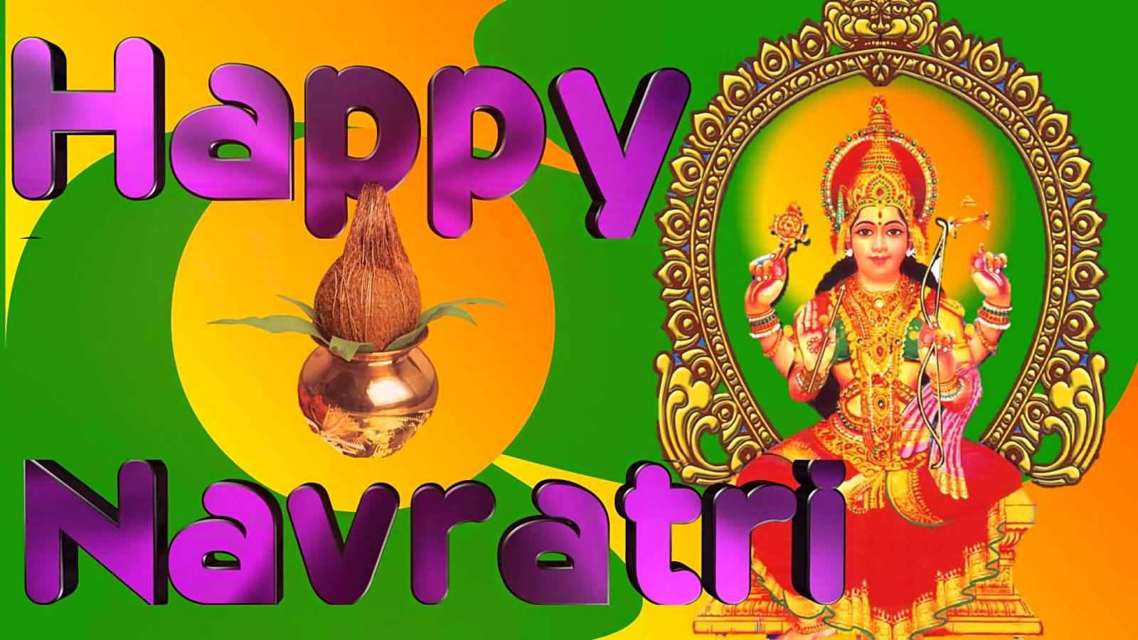 Happy Navratri Greetings - Navratri Greetings South Indian - HD Wallpaper 