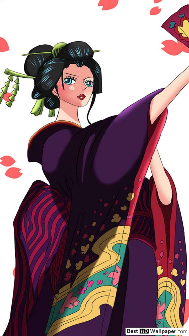 One Piece Nico Robin Wano - 750x1334 Wallpaper - teahub.io