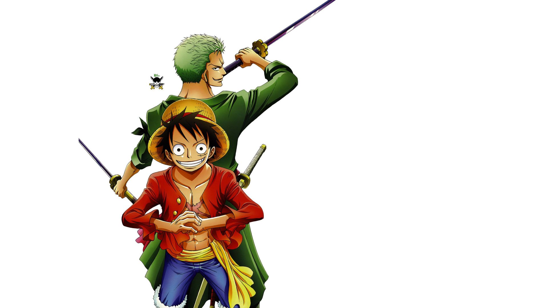 Monkey D Luffy And Zoro - HD Wallpaper 