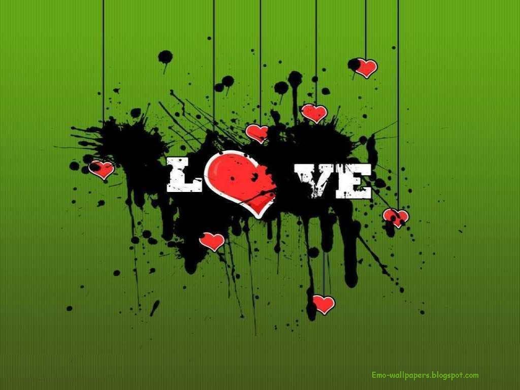 Love Emo Girl Boy - HD Wallpaper 