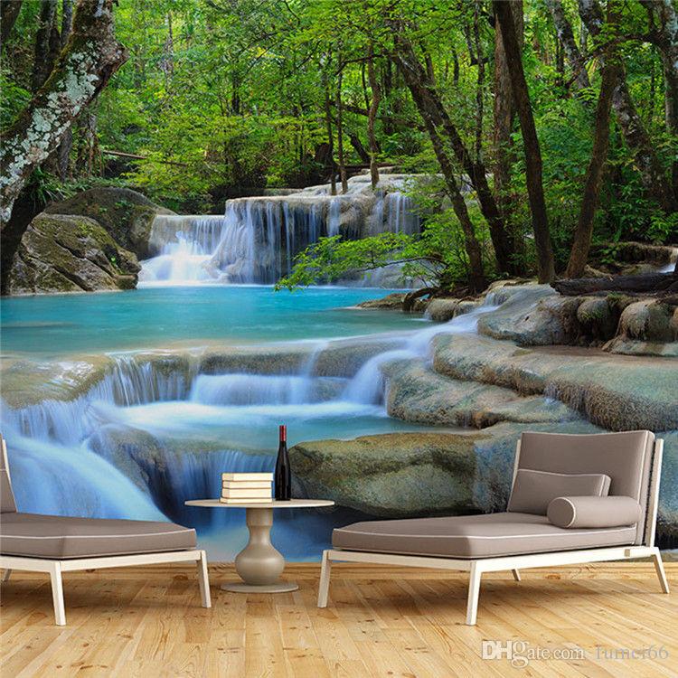 Pond In The Forest - HD Wallpaper 