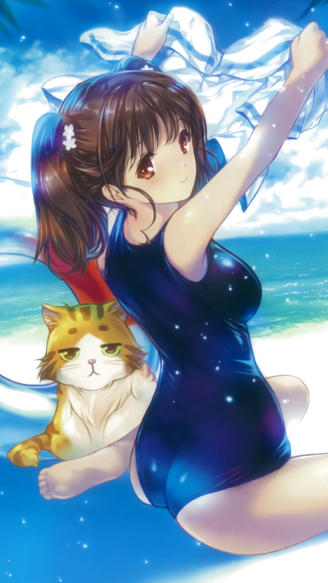 Haifuri Rin Shiretoko - High School Fleet - HD Wallpaper 