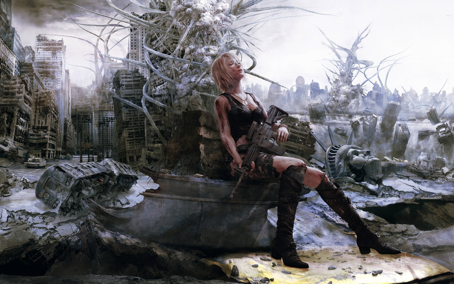 Parasite Eve - HD Wallpaper 