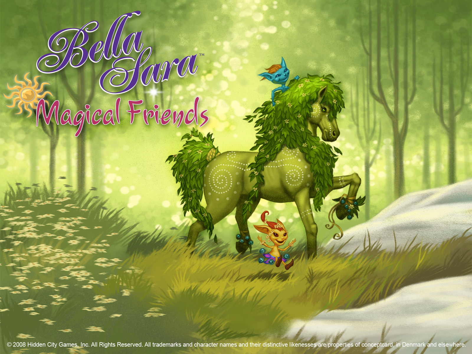 Bella Sara - Bella Sara Magical Friends - HD Wallpaper 