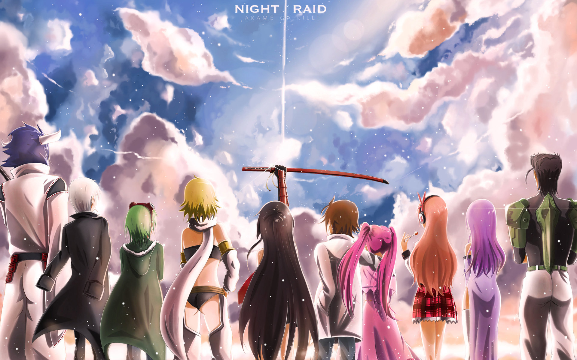 Awesome Akame Ga Kill Free Background Id - Akame Ga Kill Night Raid Wallpaper Hd - HD Wallpaper 