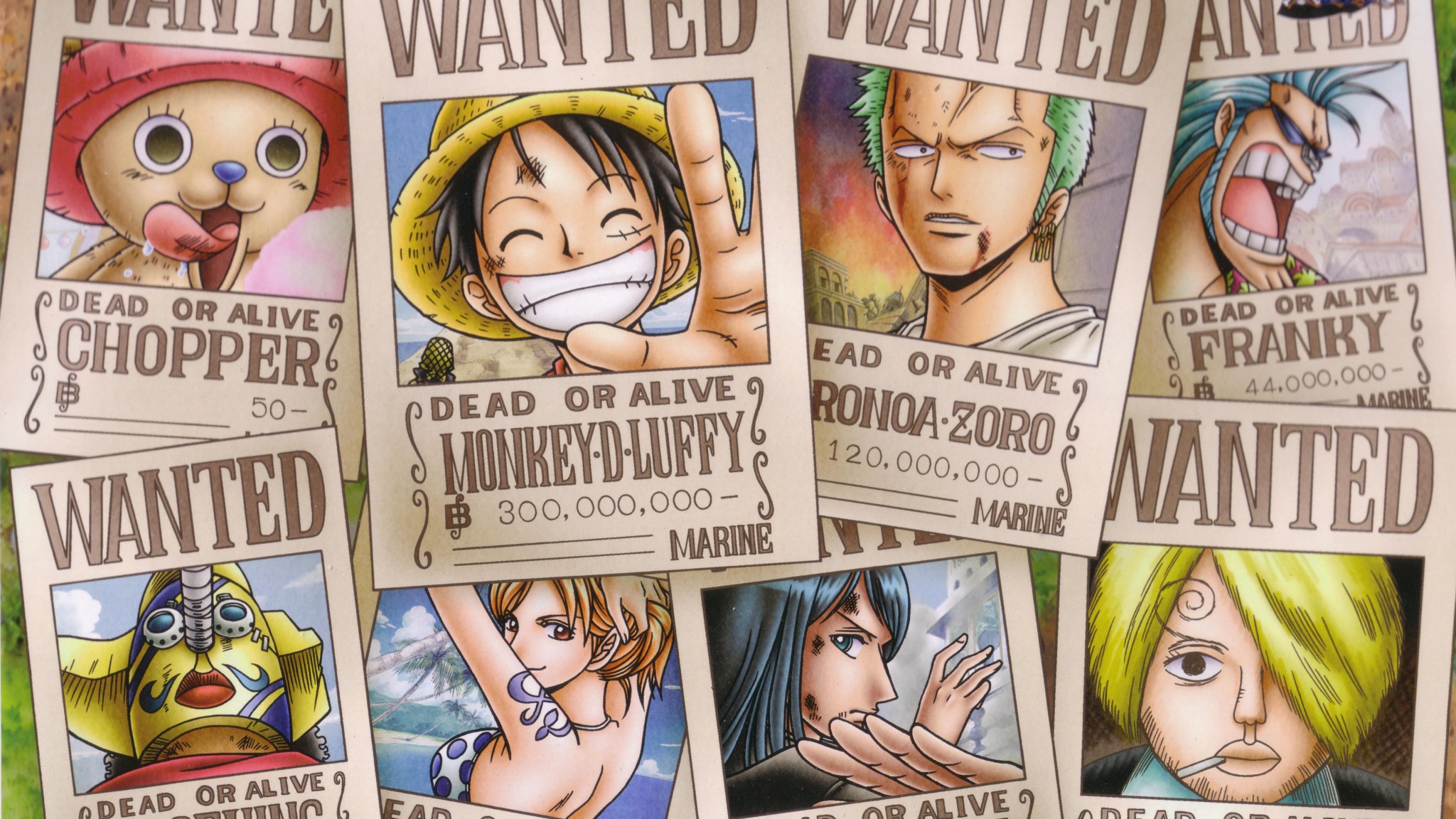 One Piece Nico Robin Nami Luffy Roronoa Zoro Sanji - Wanted One Piece Enies Lobby - HD Wallpaper 