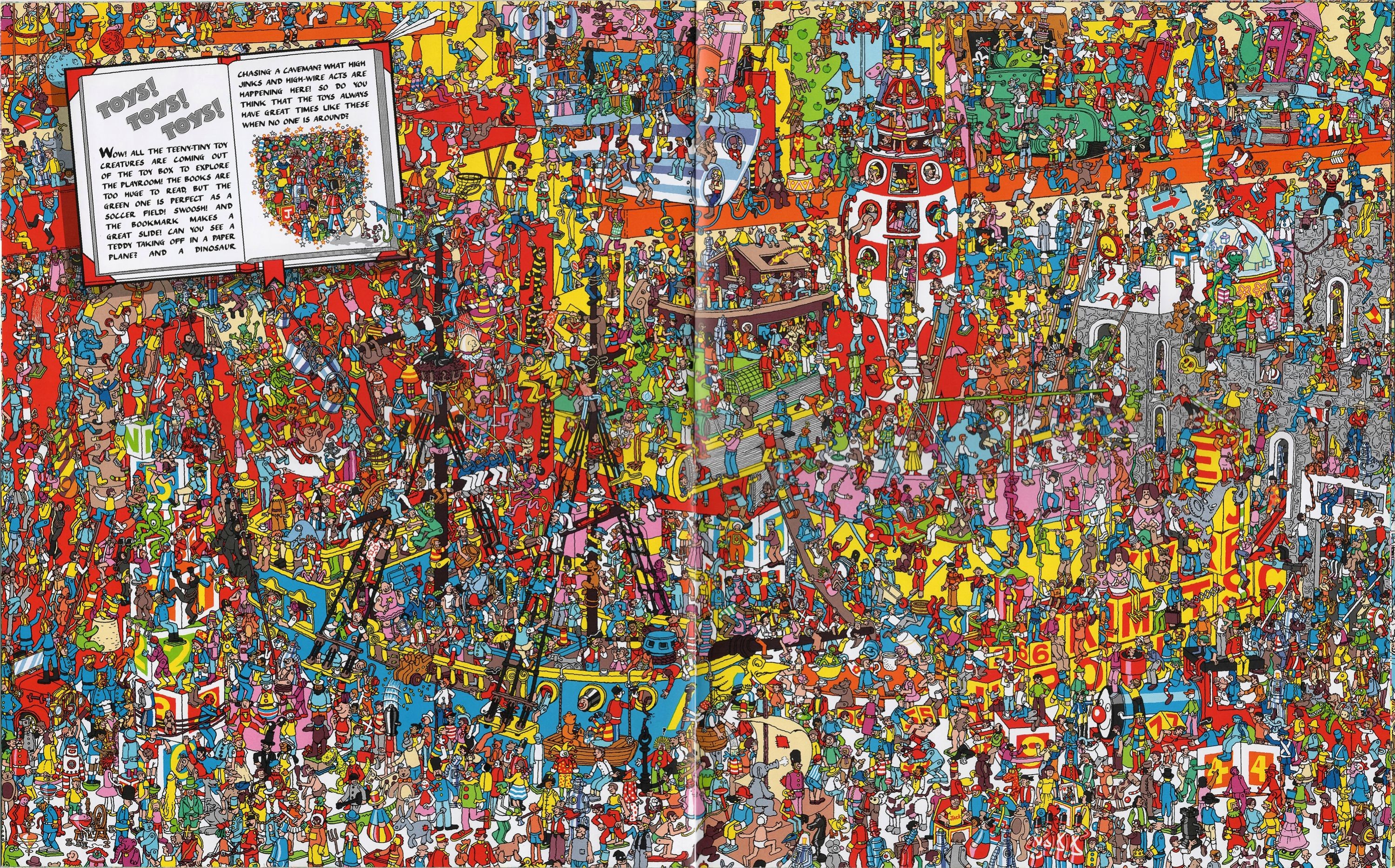 2999x1868, Amazing Wheres Waldo Pictures & Backgrounds - Where's Waldo Puzzle - HD Wallpaper 