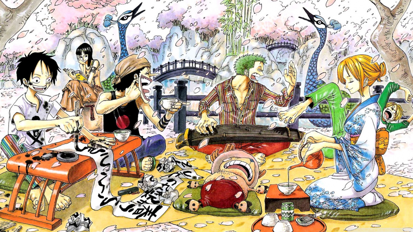 One Piece Hd Desktop - HD Wallpaper 
