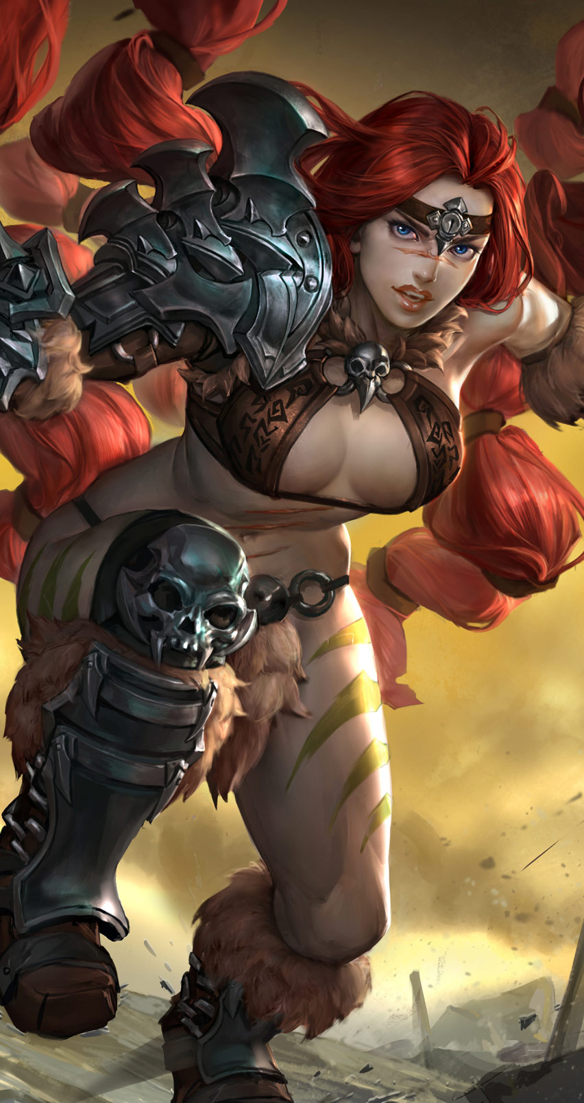 Vainglory Red Rona - HD Wallpaper 