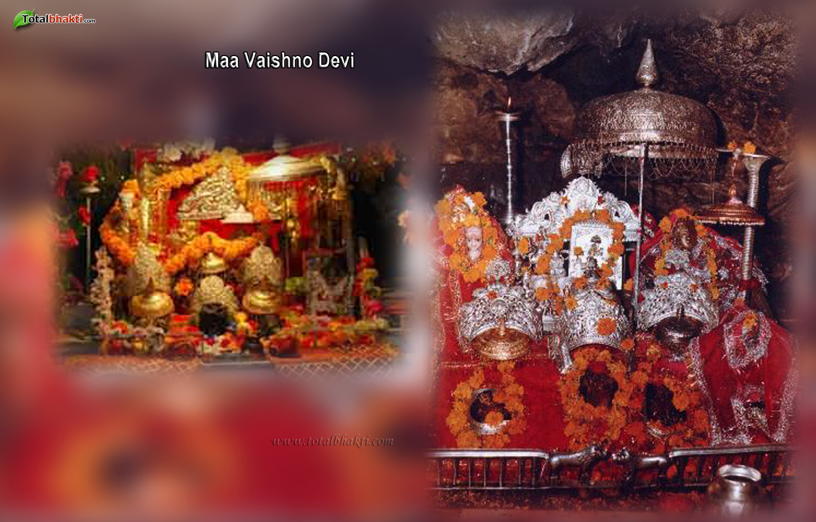 Vaishno Devi Images Maa Vaishno Devi Wallpapers Maa - Mata Vaishno Devi Real - HD Wallpaper 