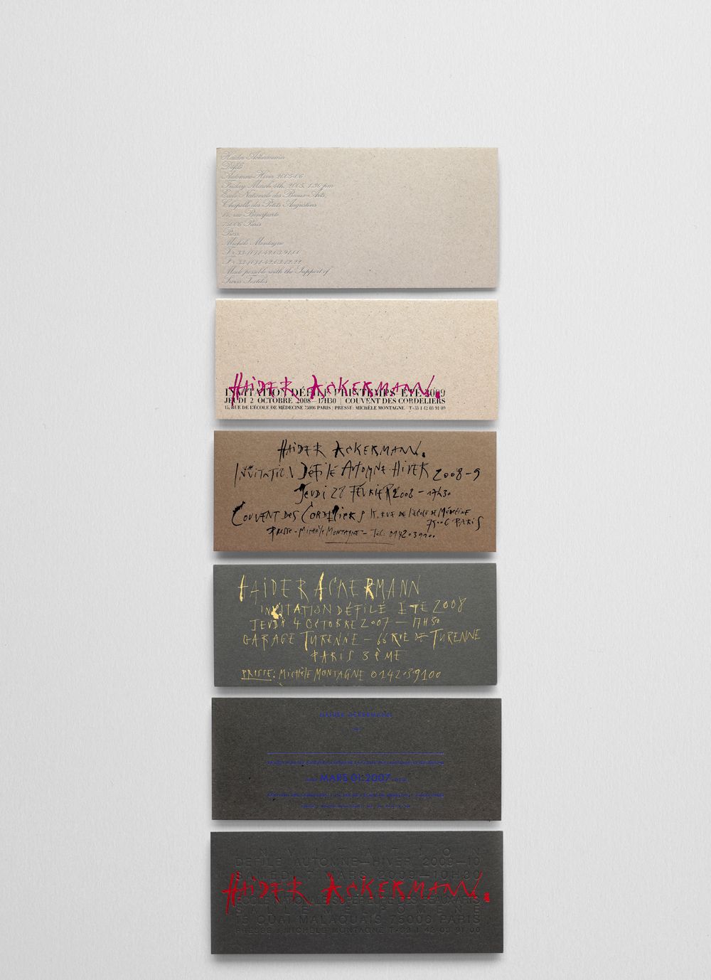 Haider Ackermann Business Card - HD Wallpaper 