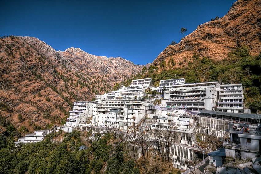 Vaishno Devi Temple Hd - HD Wallpaper 