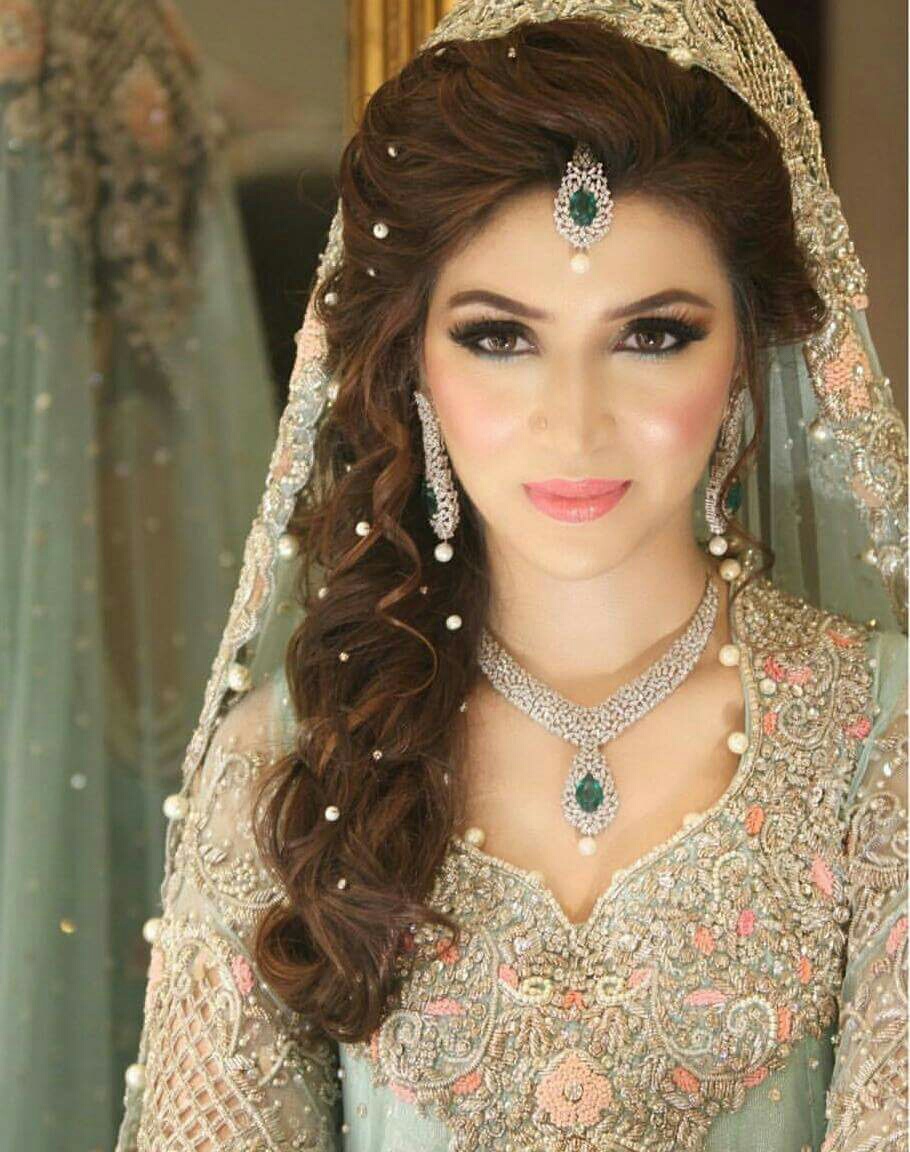 Bridal Hair Styles Pakistani - HD Wallpaper 