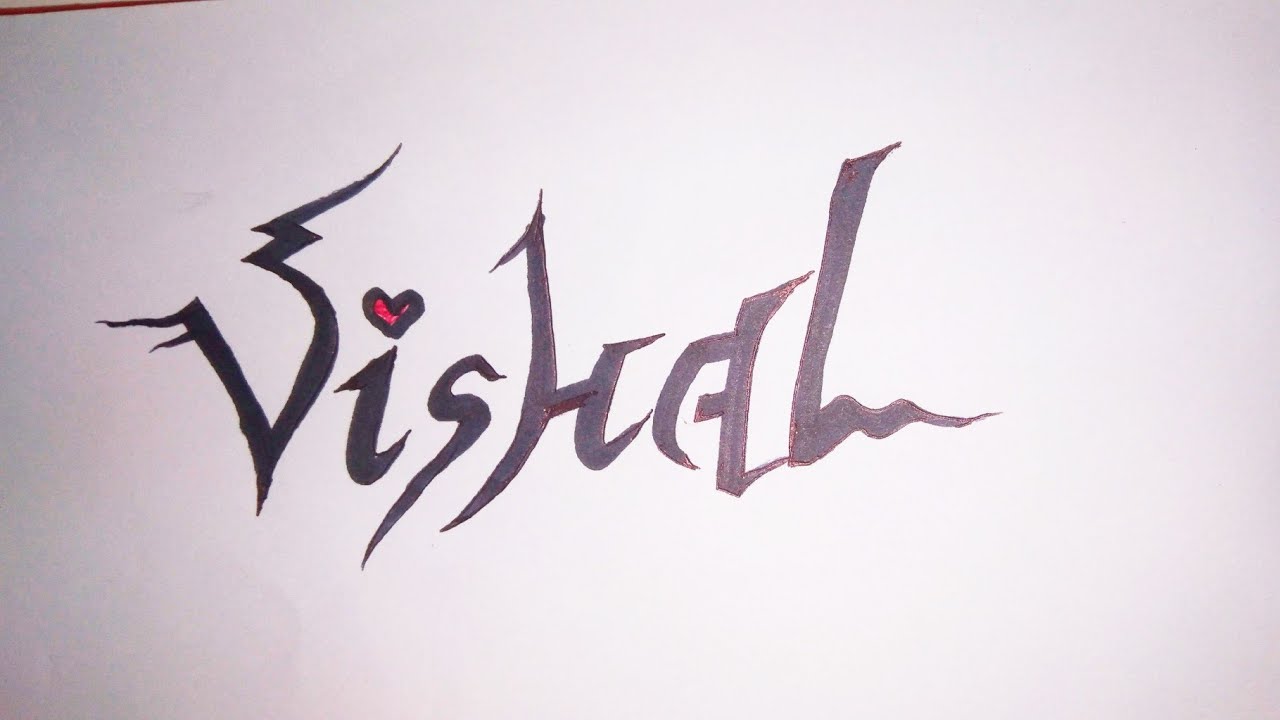 Vishal Name Tattoo Designs - HD Wallpaper 