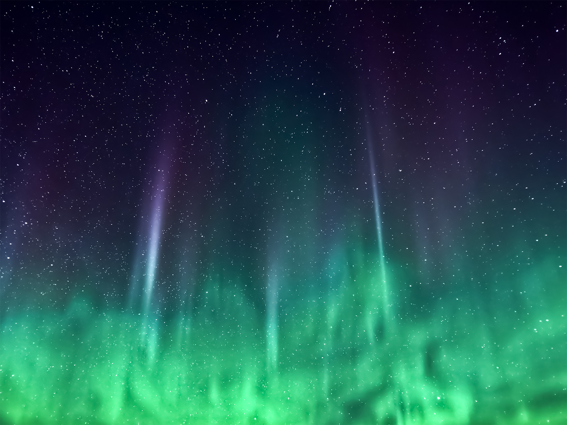 Ios 7 Wallpapers For Windows Or Android - Green Light In Space - HD Wallpaper 