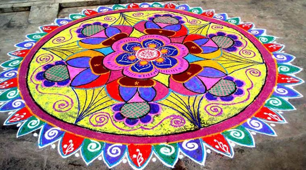 Rangoli Designs, Rangoli Designs 2019, Rangoli Designs - Diwali Rangoli Design 2019 - HD Wallpaper 