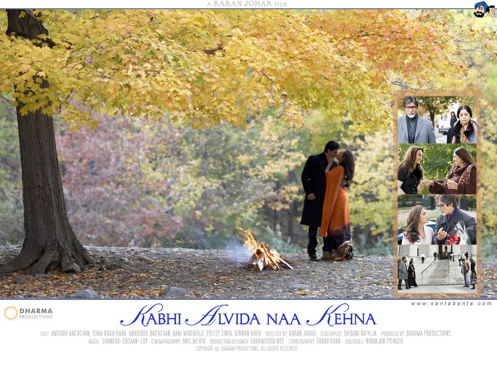 Kabhi Alvida Naa Kehna - Shahrukh & Rani Kabhi Alvida Naa Kehna - HD Wallpaper 