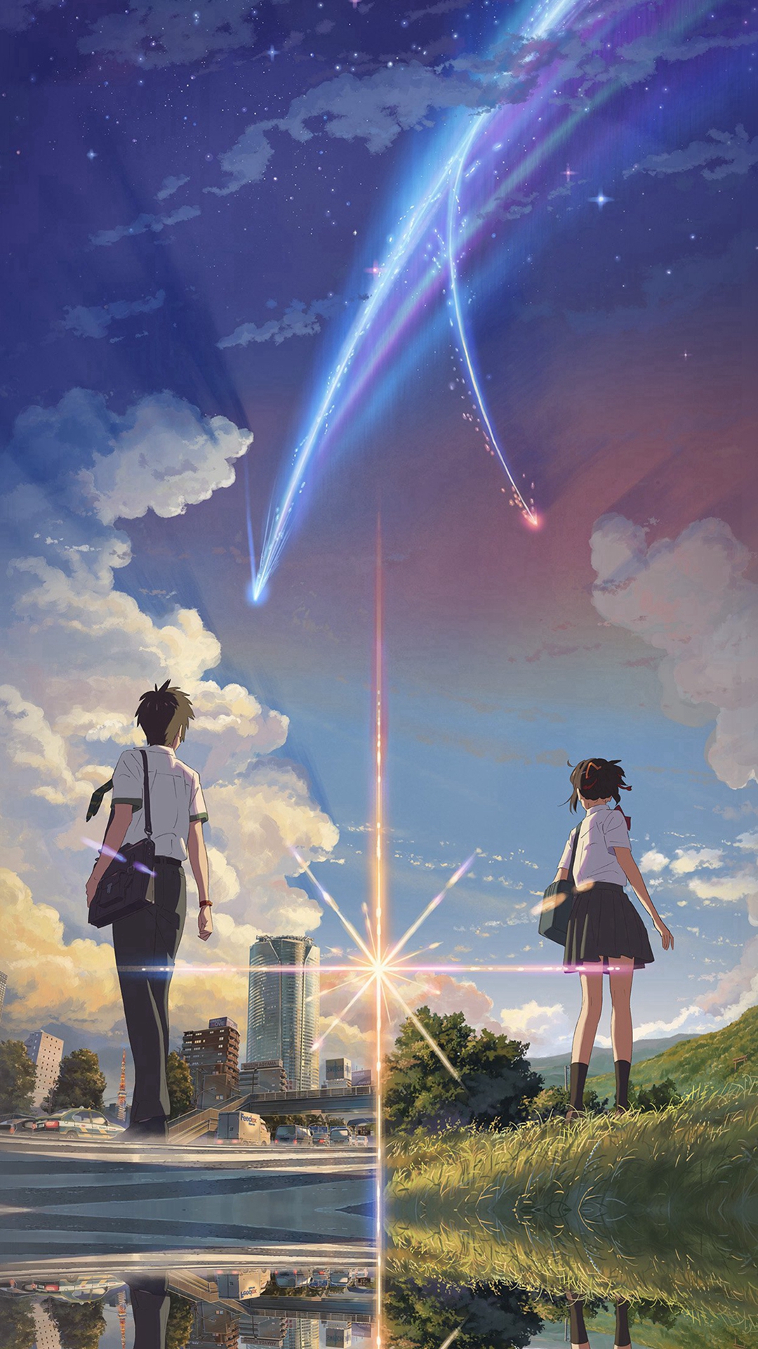 Your Name Movie Wallpaper Hd - HD Wallpaper 