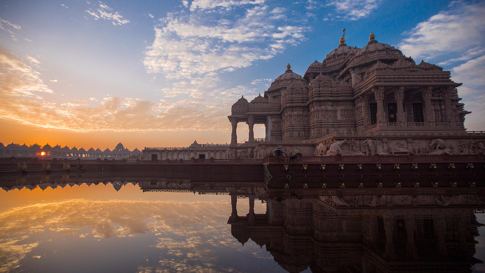 Delhi Akshardham - HD Wallpaper 