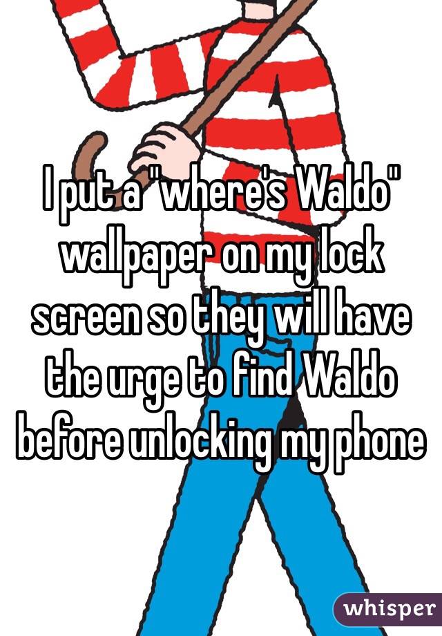 I Put A Where S Waldo - Where's Waldo - HD Wallpaper 