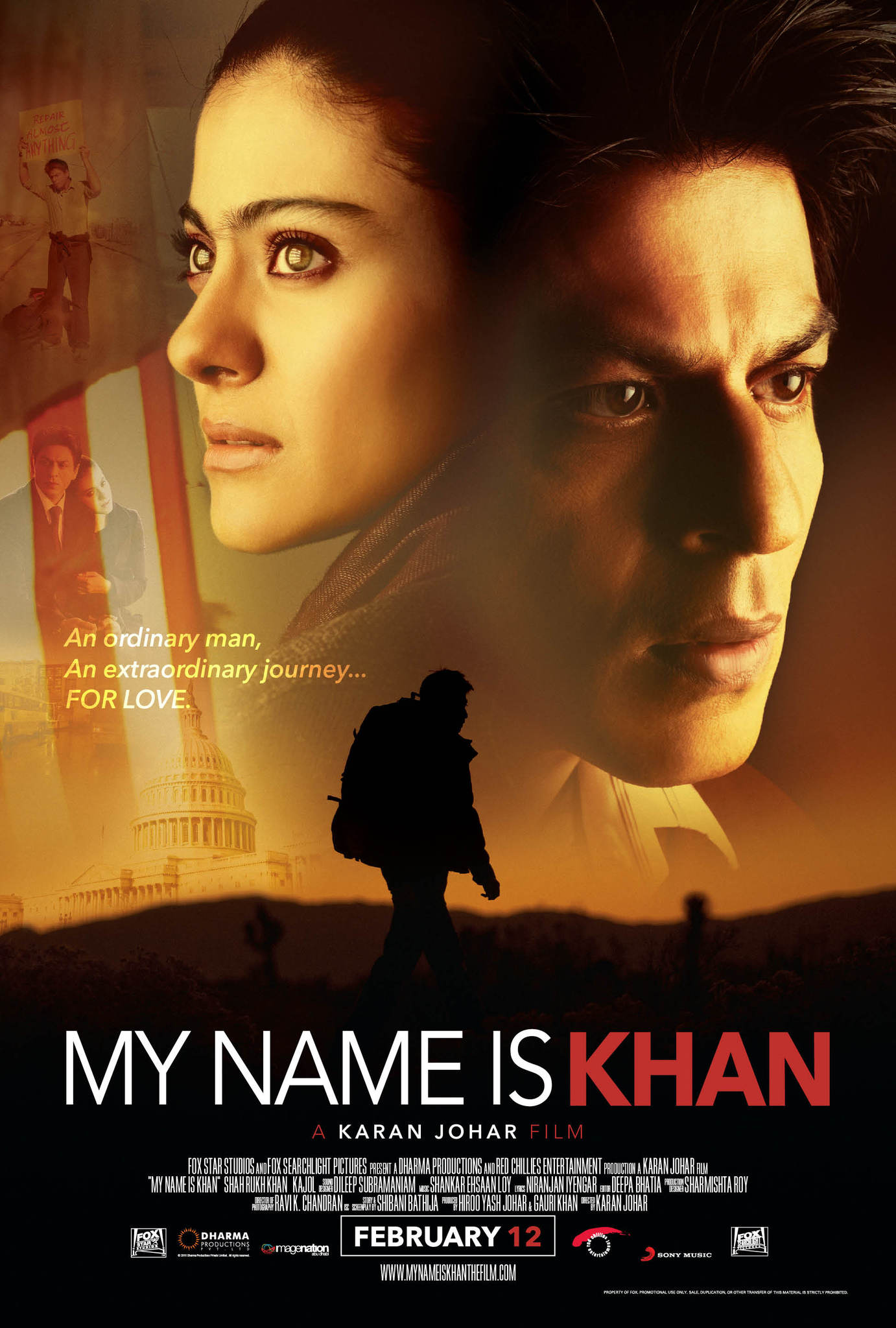 Poster My Name Is Khan - HD Wallpaper 