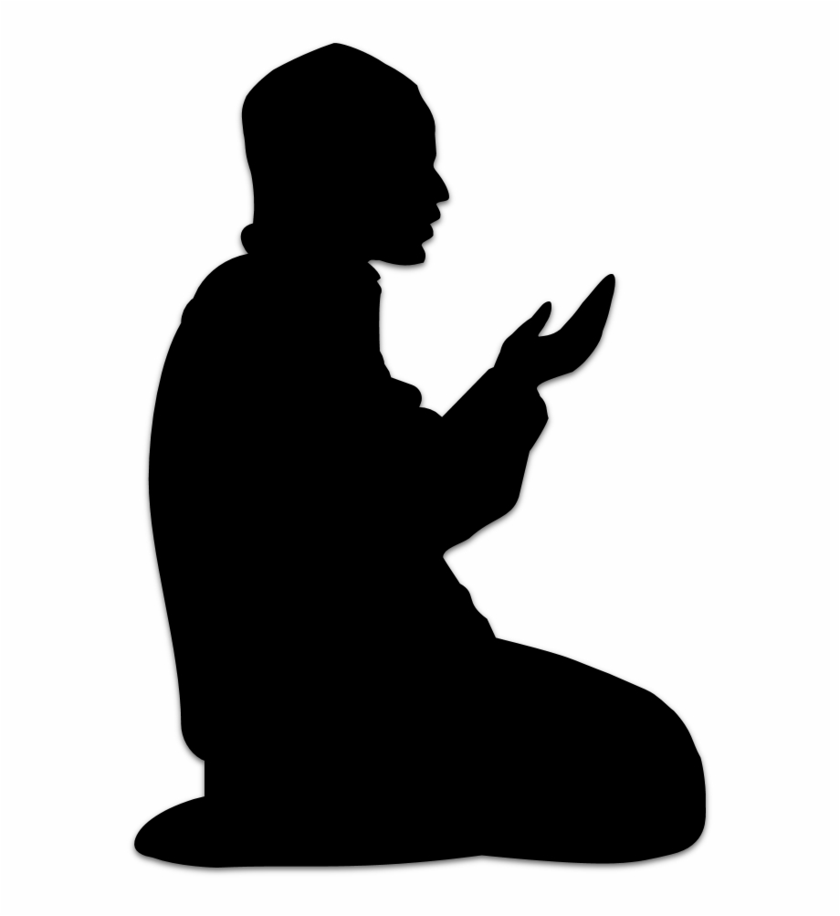 Dua Man Png Clipart Dua Prayer Islam Dua - Mulan Silhouette - HD Wallpaper 