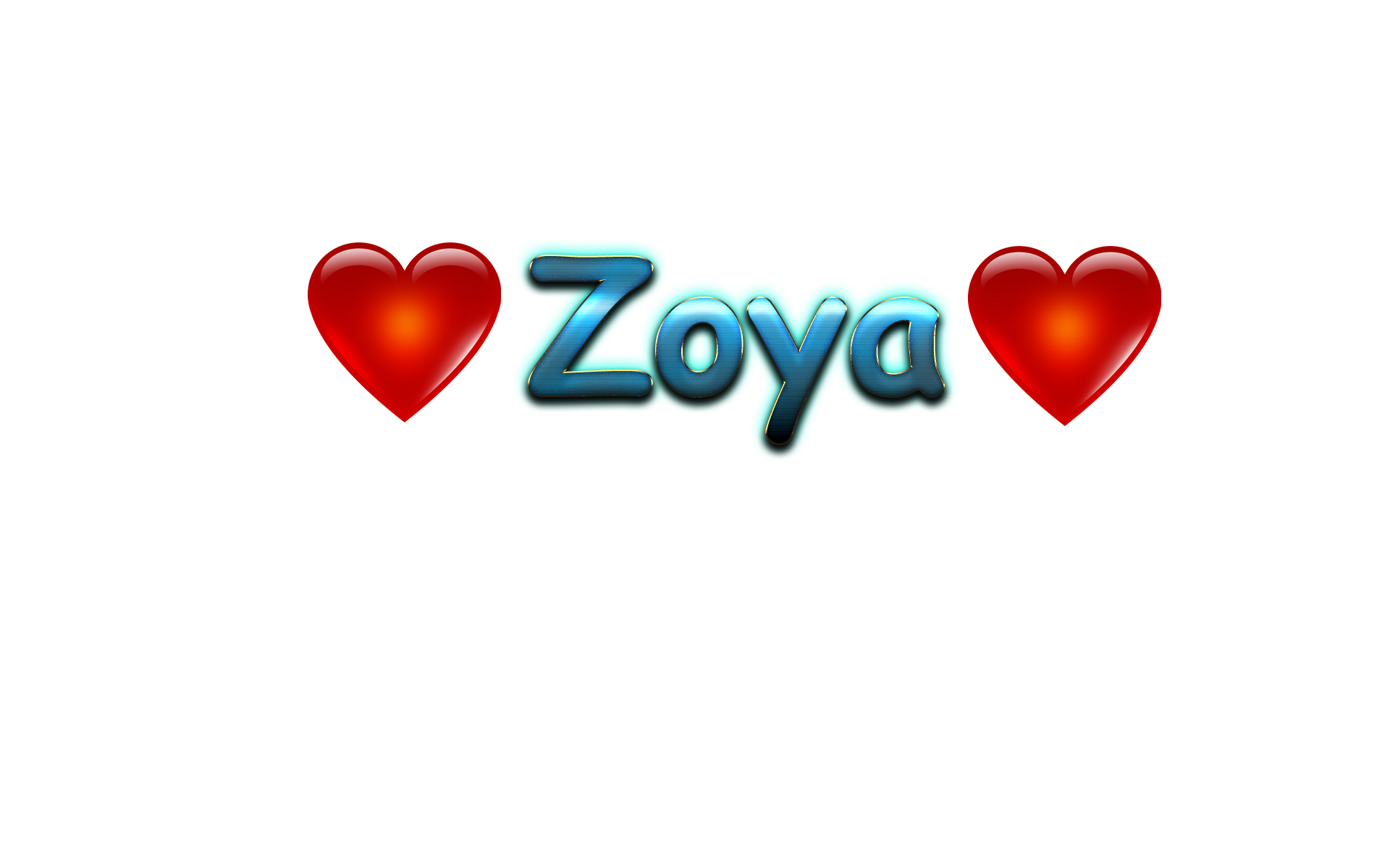 Zoya Love Name Heart Design Png - Heart - 1920x1200 Wallpaper 