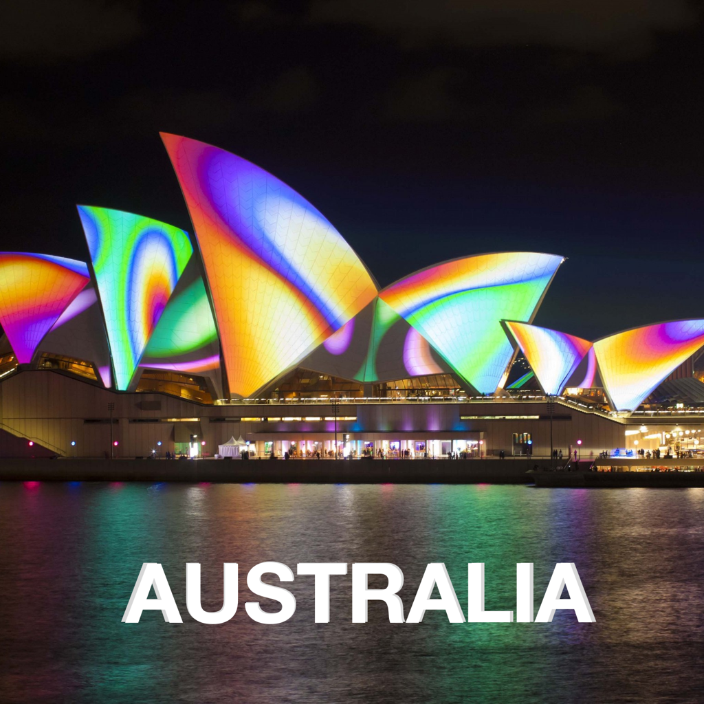 Sydney Australia Opera House At Night - HD Wallpaper 