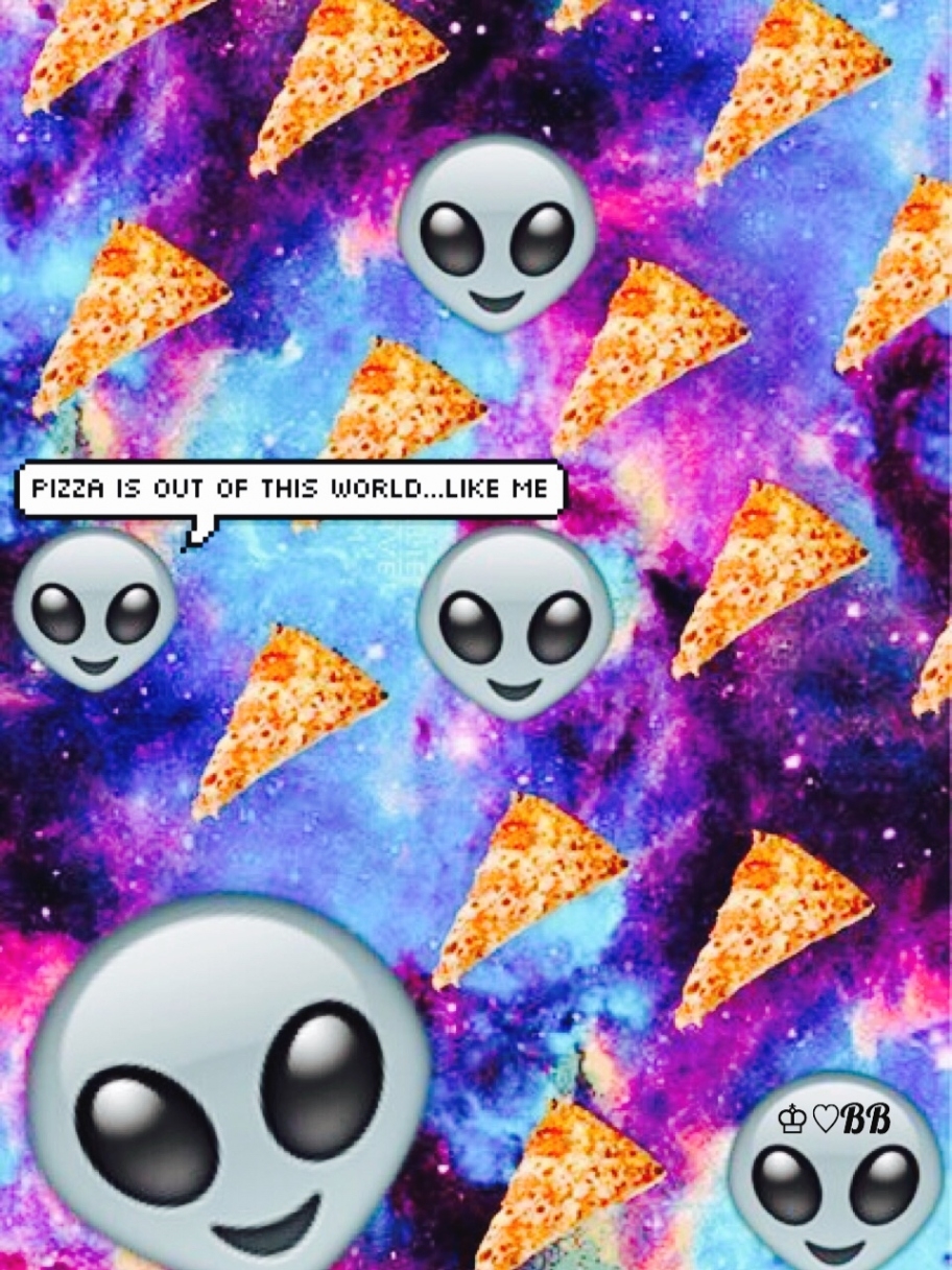 ♔♡internet Princesses♡♔ Iphone / Android Galactic Pizza - Iphone Wallpapers Tumblr Galaxy - HD Wallpaper 