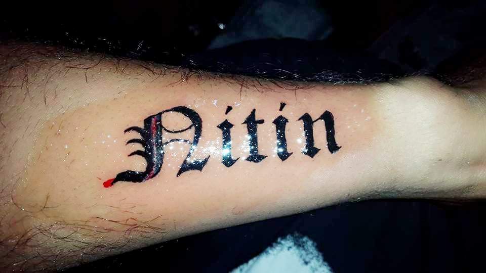Nitin Name Tattoo Design 960x540 Wallpaper Teahub Io