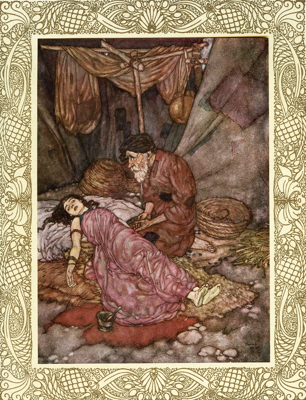 Edmund Dulac Omar Khayyam - HD Wallpaper 