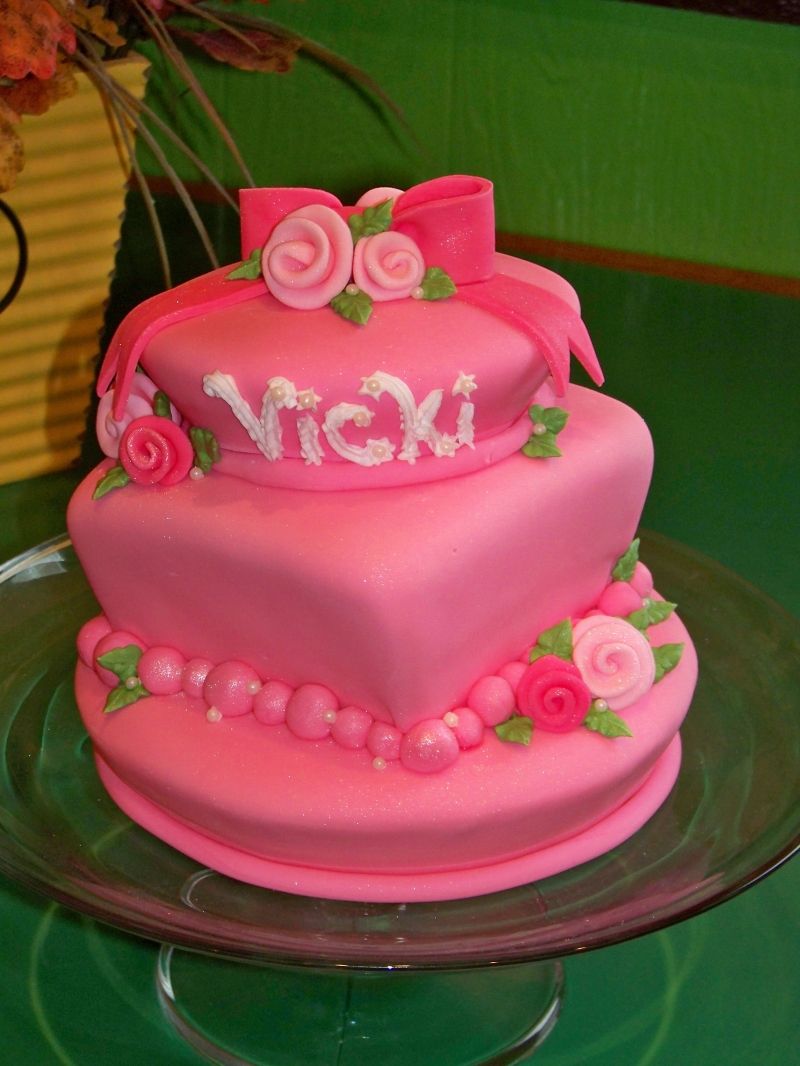 Happy Birthday Vicki Cake - HD Wallpaper 