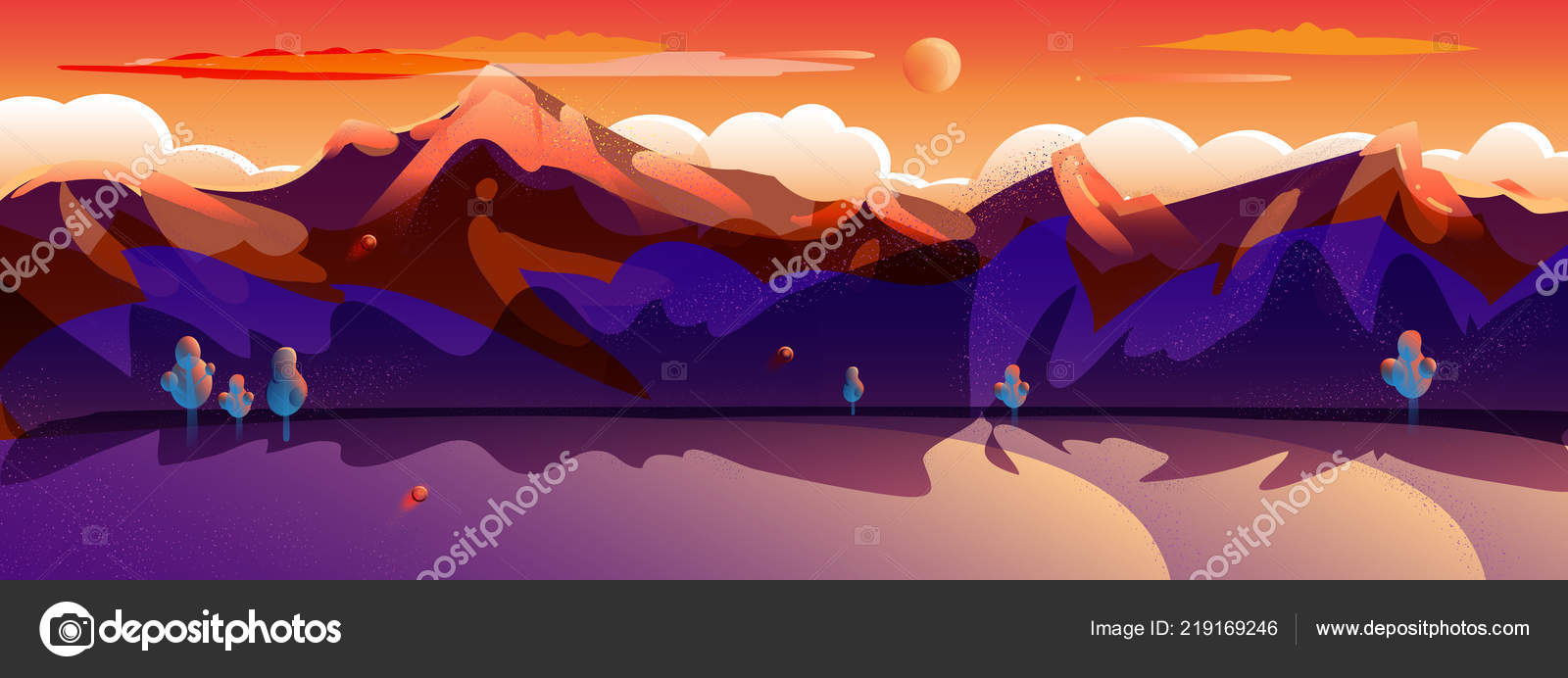 Rocky Mountain Sunset - HD Wallpaper 