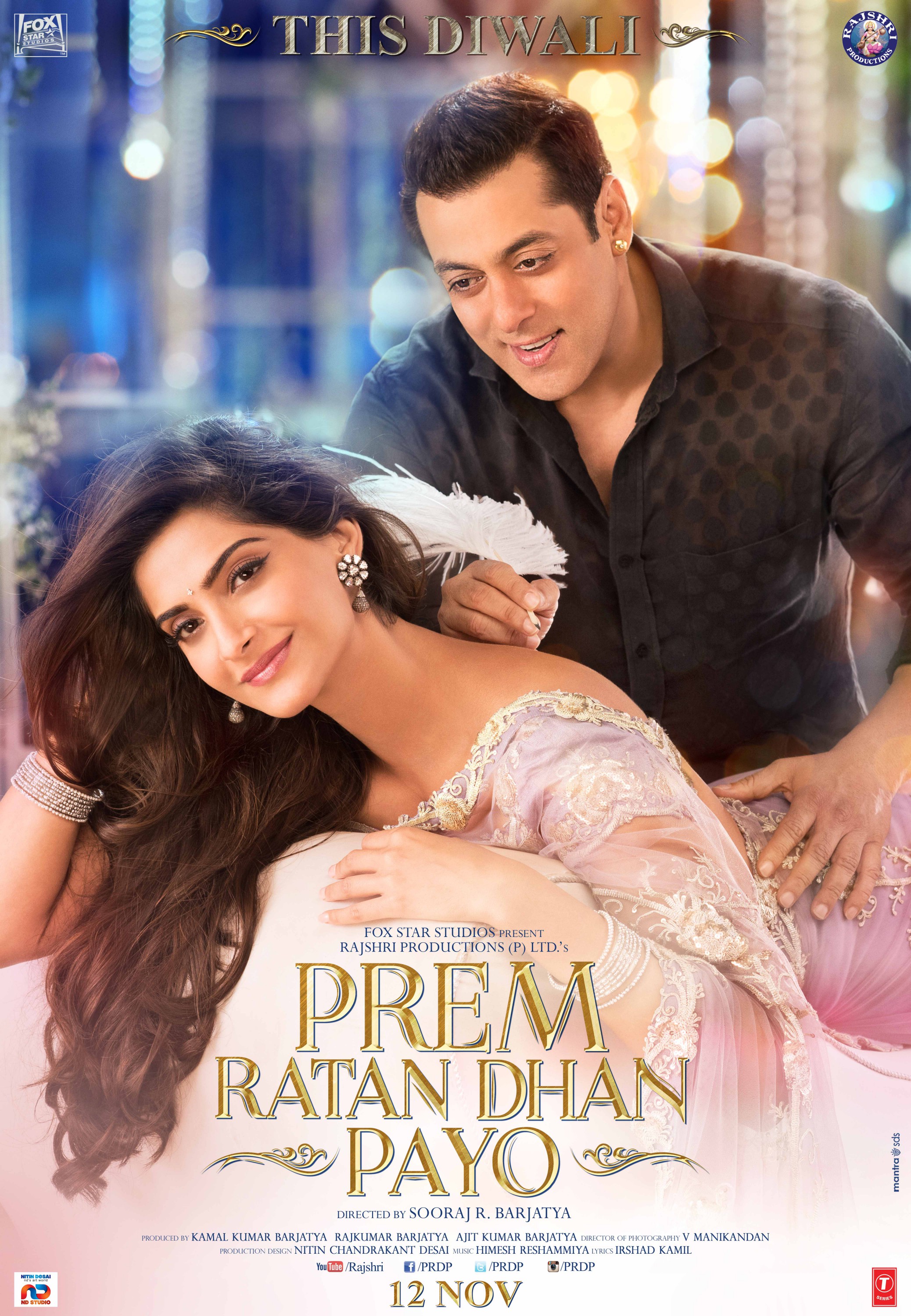 Prem Ratan Dhan Payo Poster Hd - HD Wallpaper 