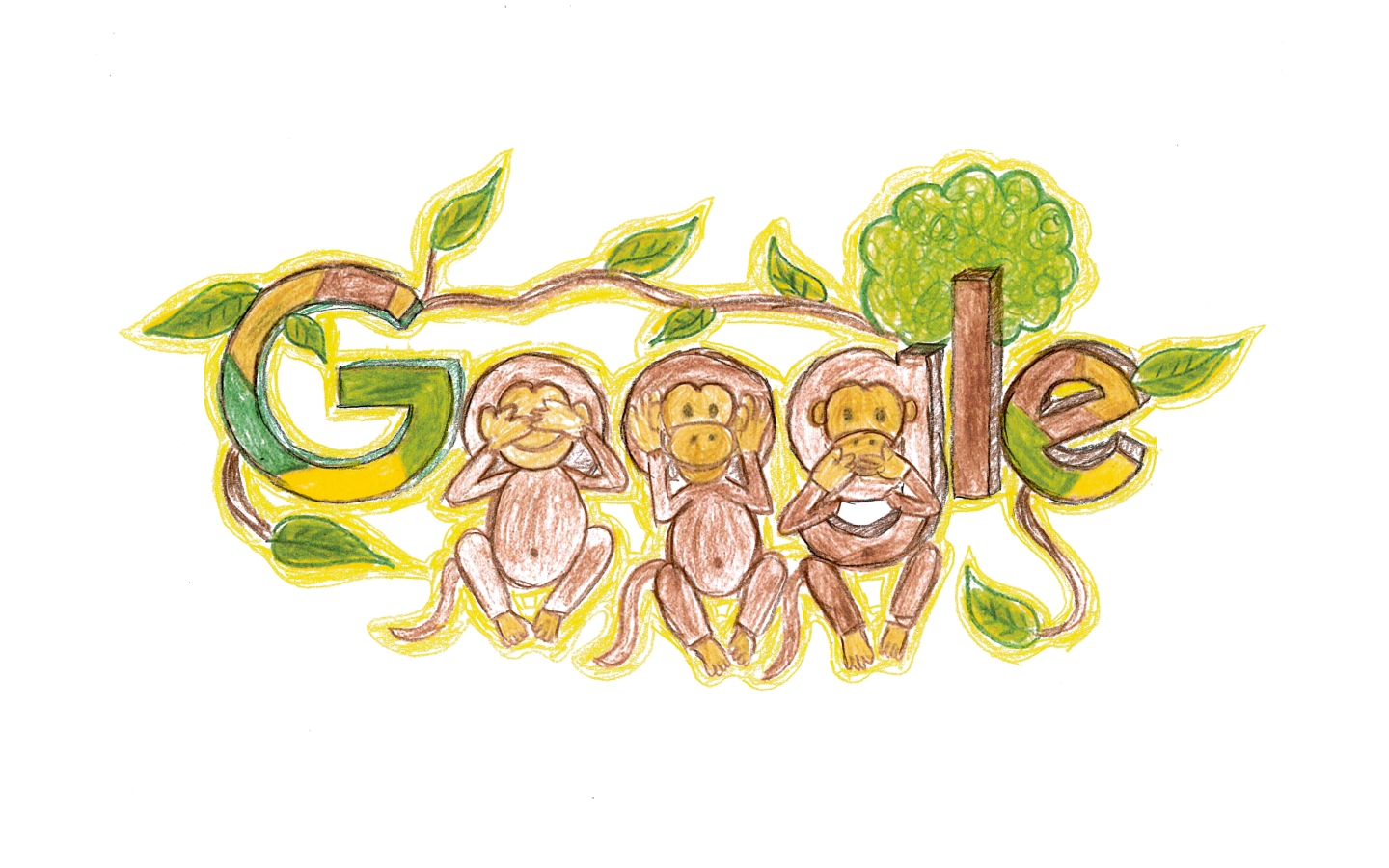 Monkey Doodle 4 Google - HD Wallpaper 