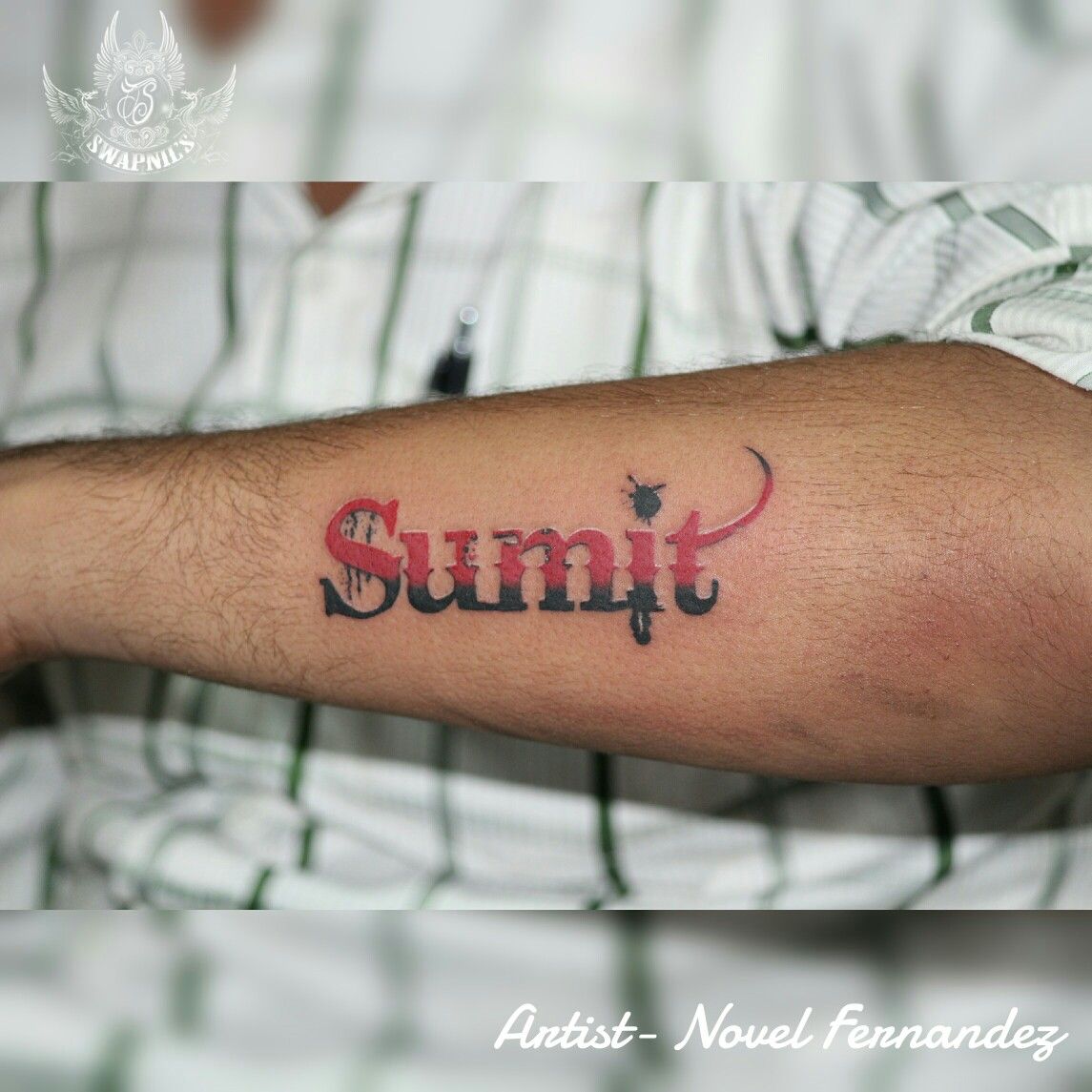 Sumit Name Tattoo Style - HD Wallpaper 