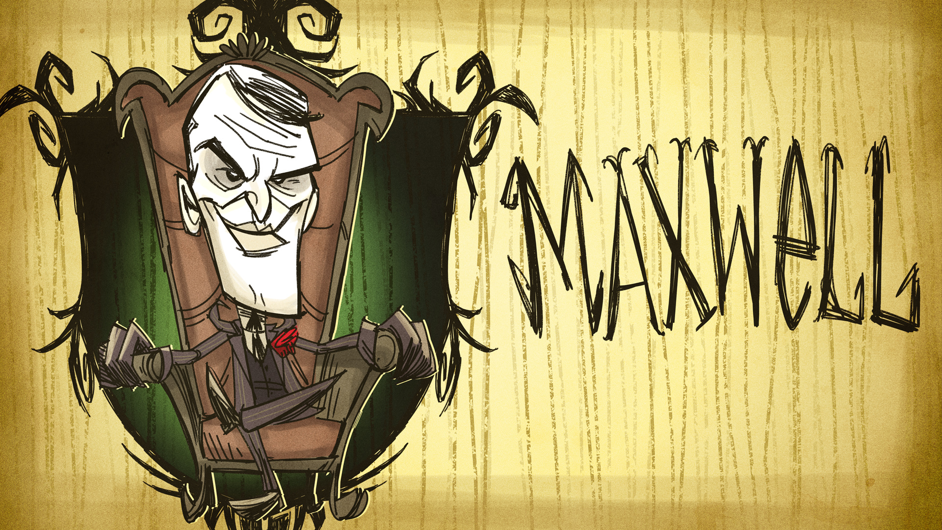 Don T Starve Maxwell Background - HD Wallpaper 
