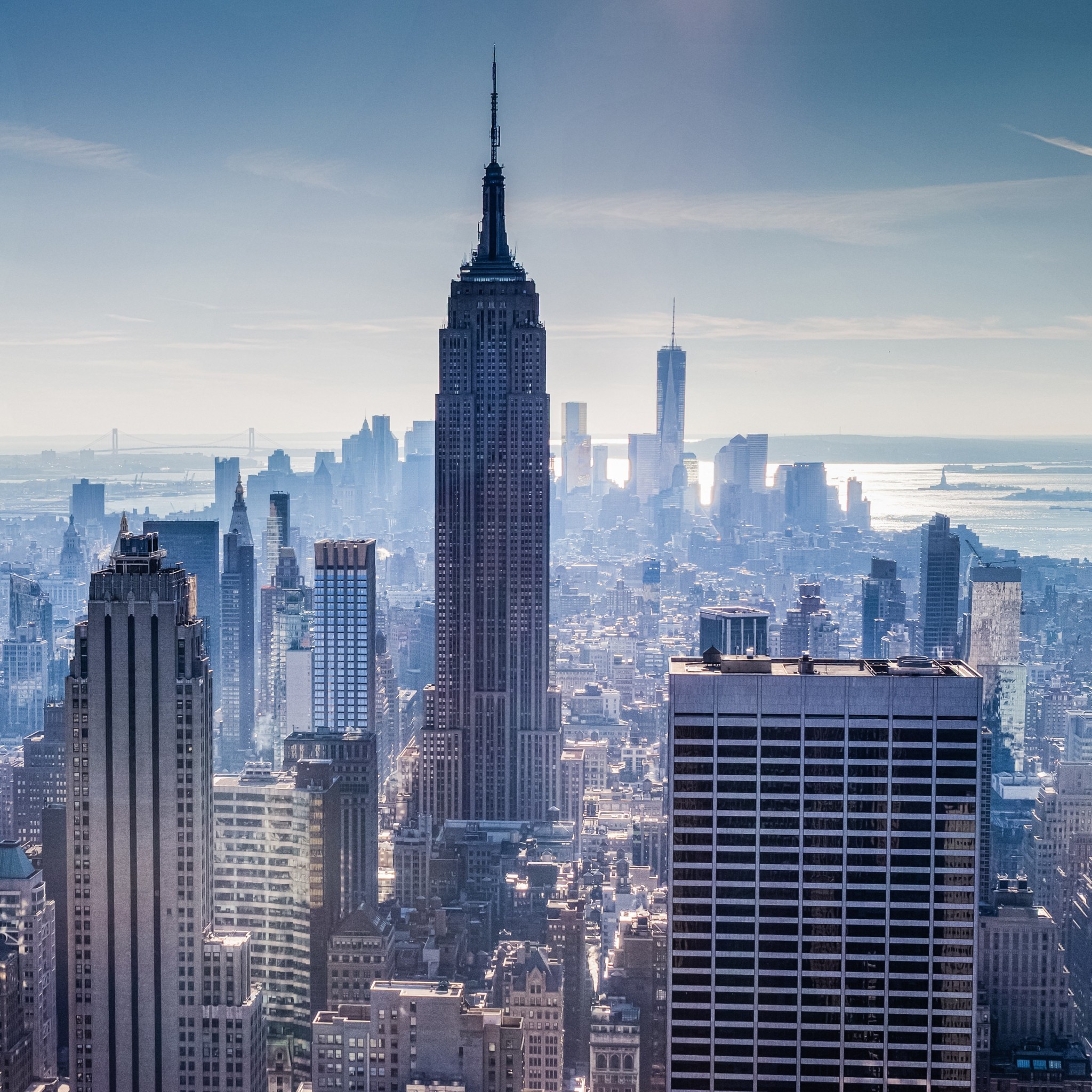 Empire State Building Background - HD Wallpaper 