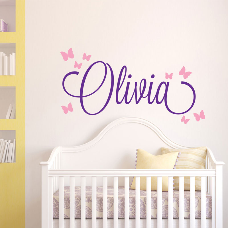 Baby Girl Name Wall Stickers - HD Wallpaper 