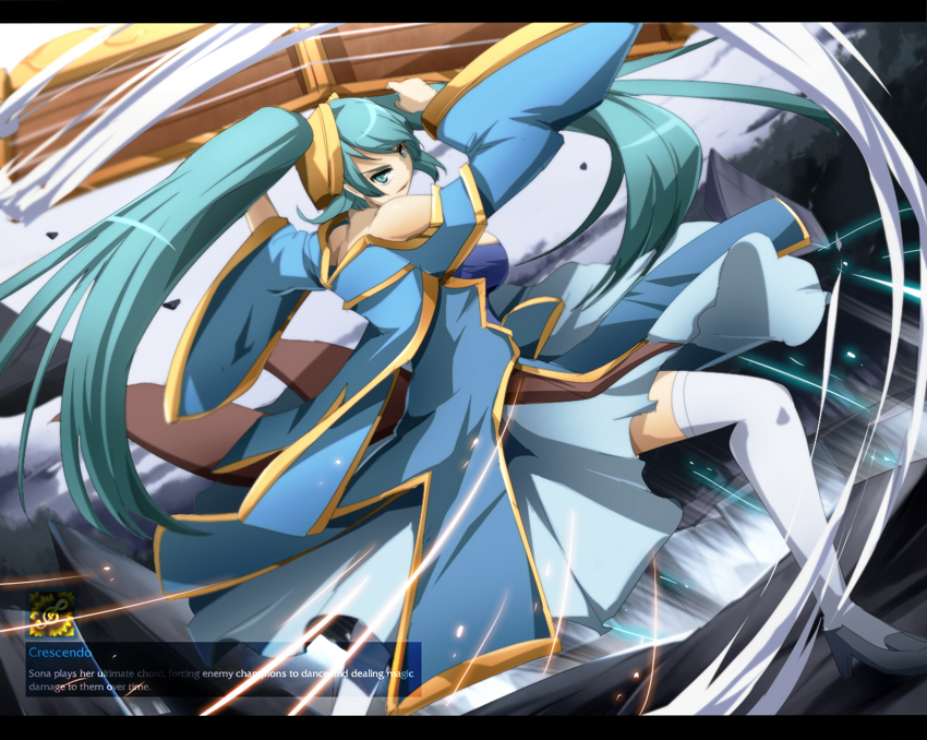 Sona League Of Legends Anime - HD Wallpaper 