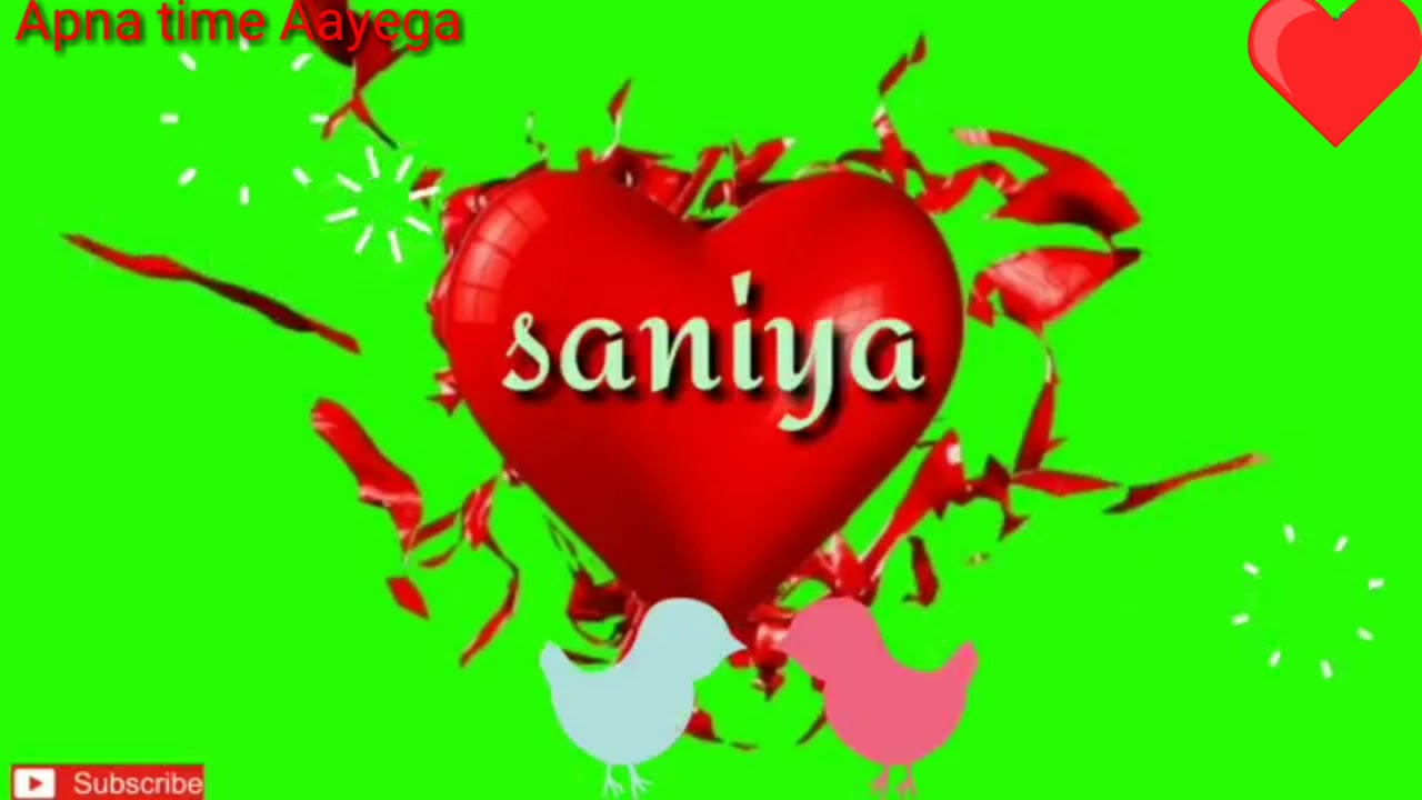 Love Saniya Name - 1280x720 Wallpaper 